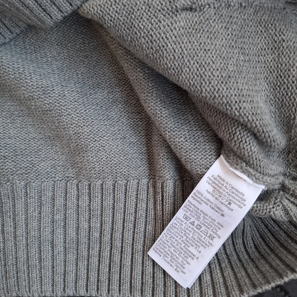 J.Crew Mens Heritage Cotton Hooded Sweater M Gray 100% Cotton Hoodie New No Tags